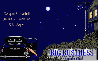Big Business title screen for Atari ST